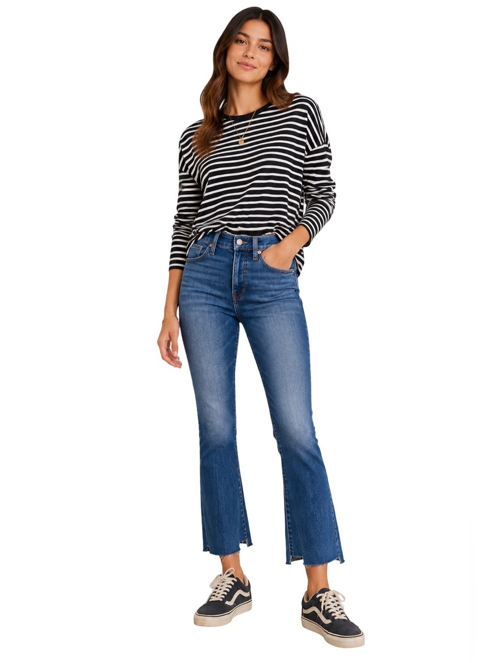 NWT Madewell Cali Demi Stretch Denim Bootcut Jeans